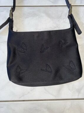 Elegant Black Butterfly Shoulder Bag - Timeless Women's Accessory